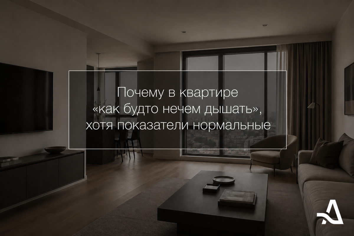 Чистая квартира, а ощущение духоты появляется само по себе.
