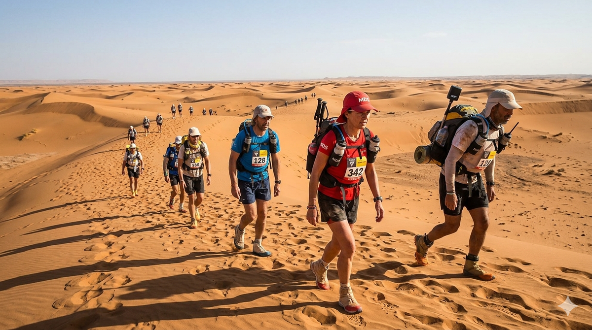 250 км по Сахаре: Испытание песком и волей на «Marathon des Sables»