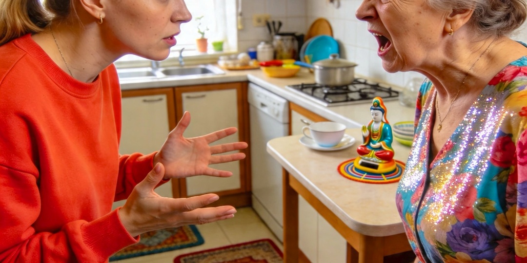 — Закройте свой рот, я ваши лекции слушать больше не обязана, — невестка устала терпеть придирки свекрови