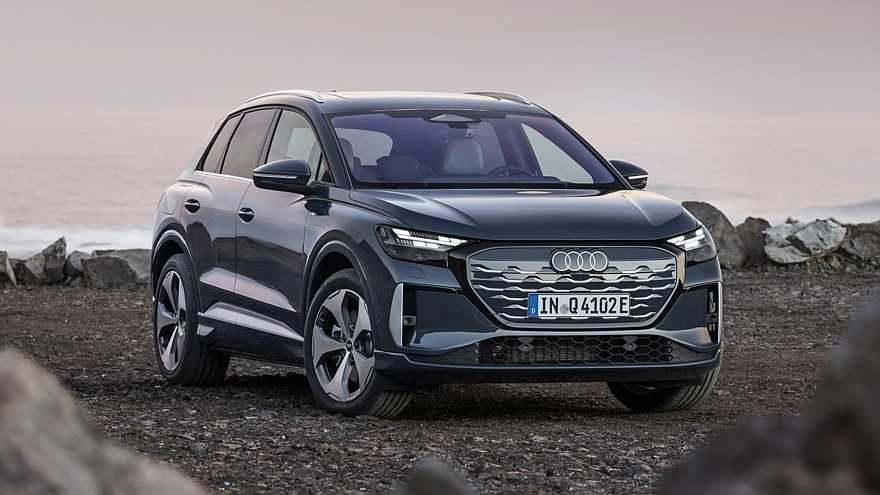    На фото: посвежевший кроссовер Audi Q4 e-tron