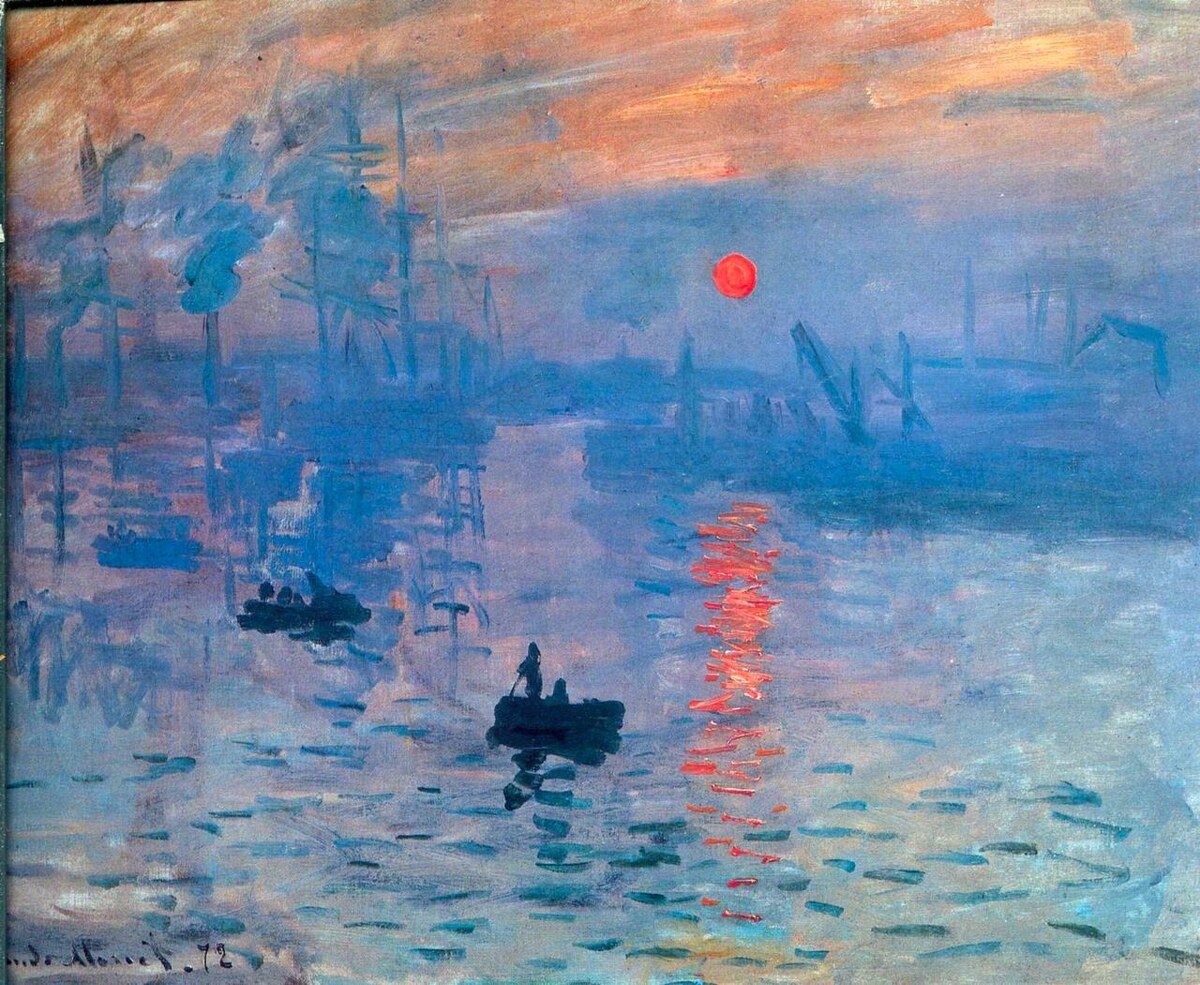 «Впечатление. Восходящее солнце» (1872) К. Моне