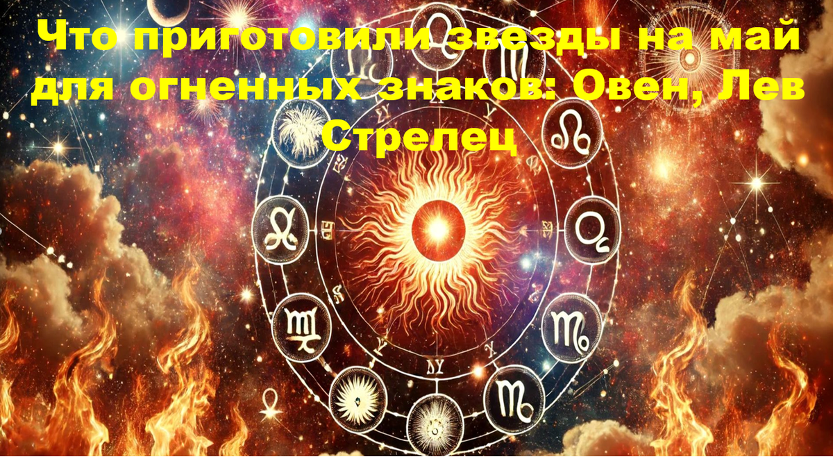 Май 2026 года открывает для огненных знаков период активных перемен и кармических решений.
