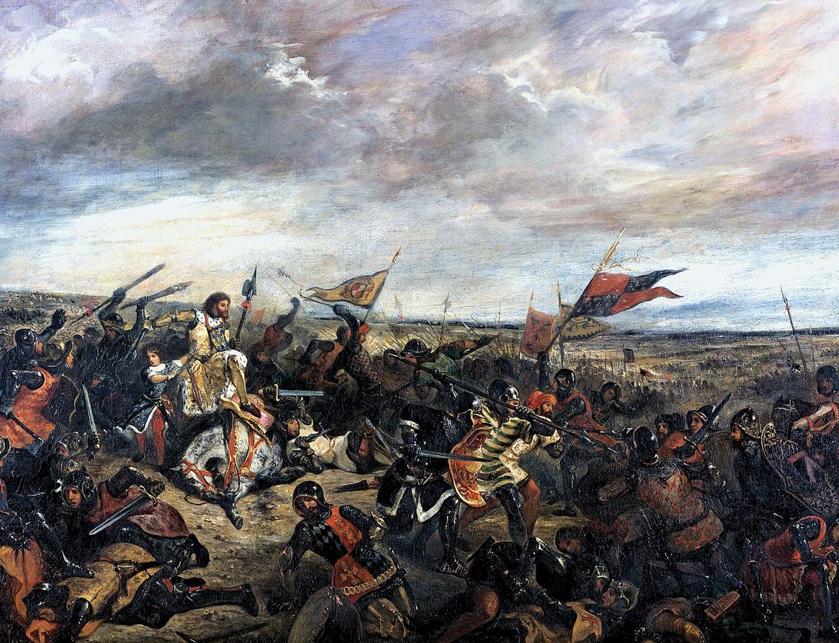 Битва при Пуатье. Эжен Делакруа. 1830 г.