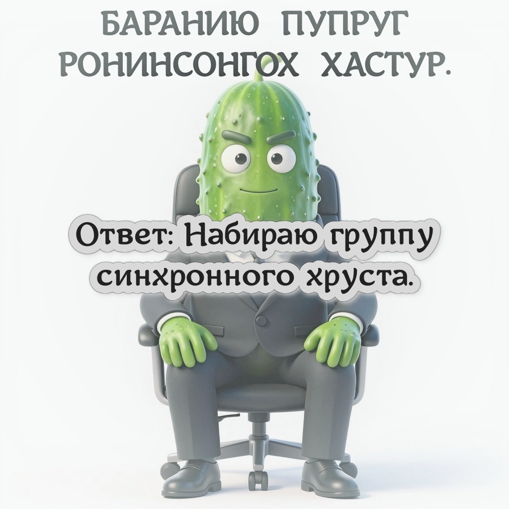 Набираю группу синхронного хруста.