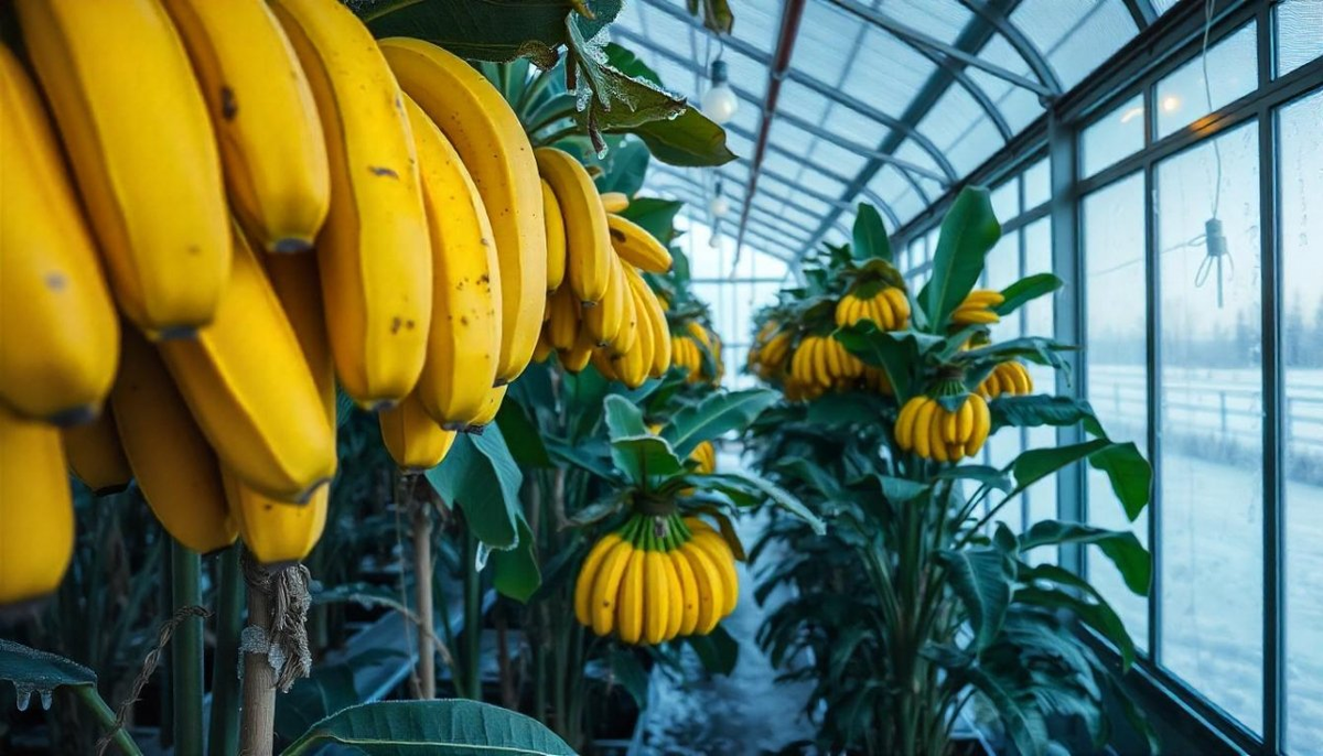 Бананы в теплице