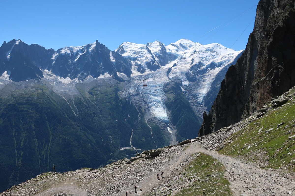 Вид на Монблан