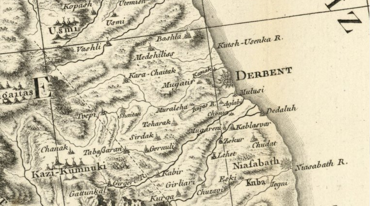 Giovanni-Antonio Rizzi-Zannoni. Carte de la partie septentrionale de l’Empire ottoman, 1774 г.