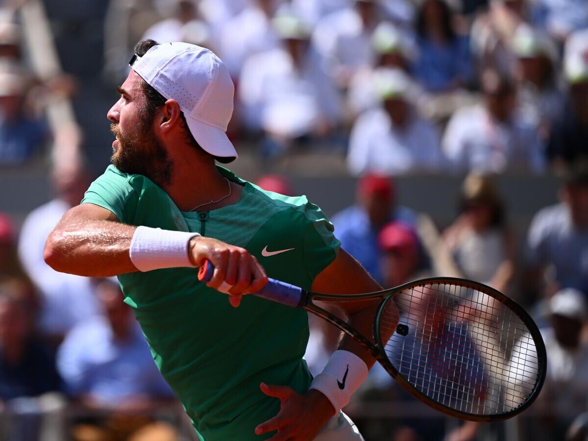    Российский теннисист Карен Хачанов | © Фото : Пресс-служба FFT