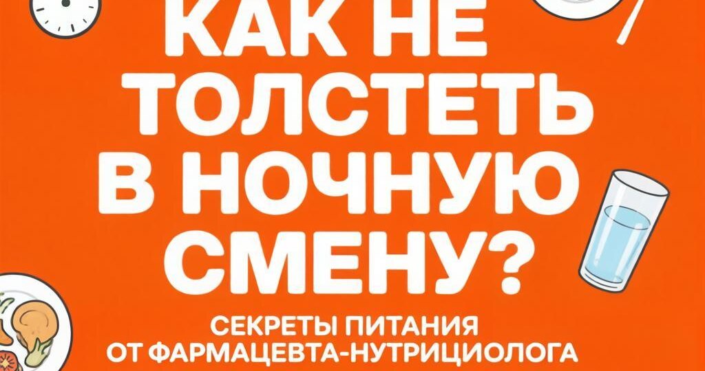 Как питаться, если работаешь сутками или в ночную смену: гид от фармацевта-нутрициолога