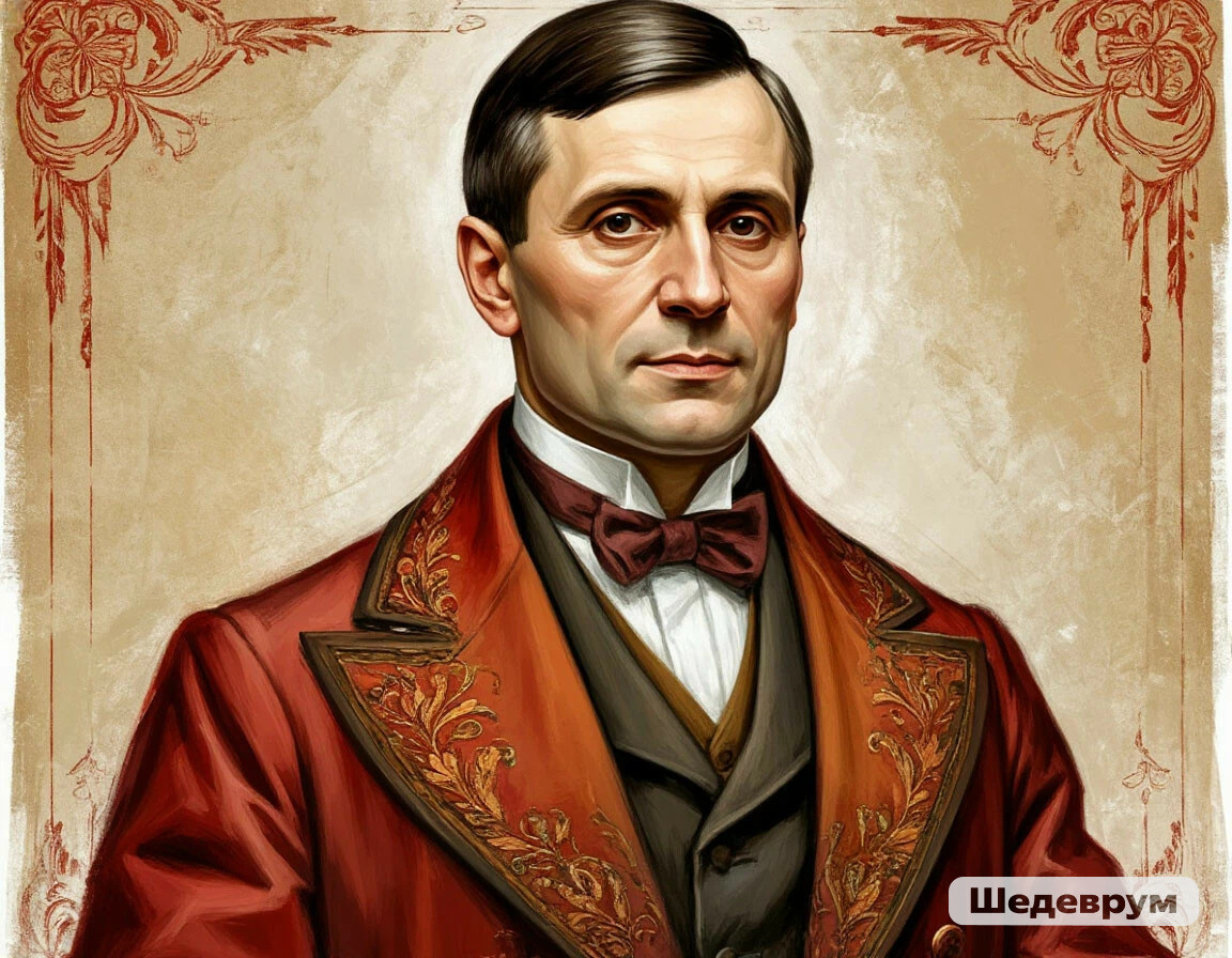 Не узнали? Богатой буду)) Это я нарисовала нейронкой Льва Семеновича Выготского! 