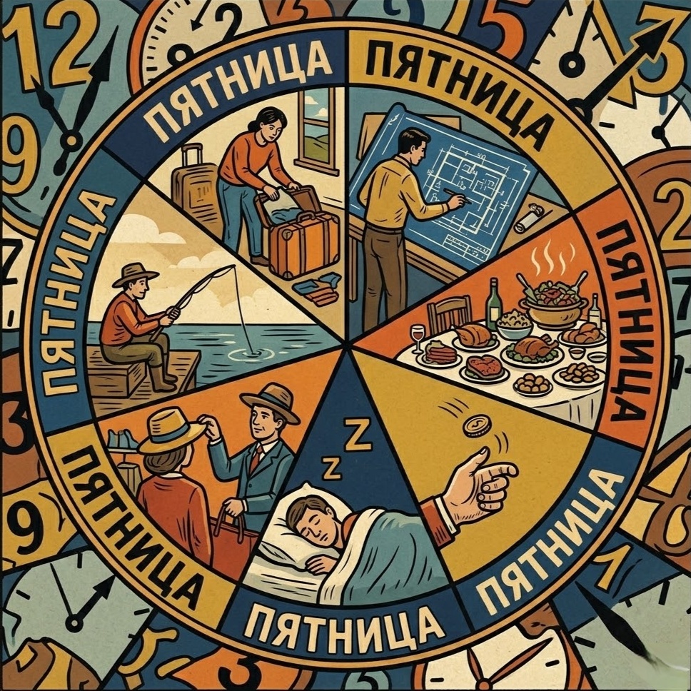 Выражение "Семь Пятниц На Неделе". Обложка
