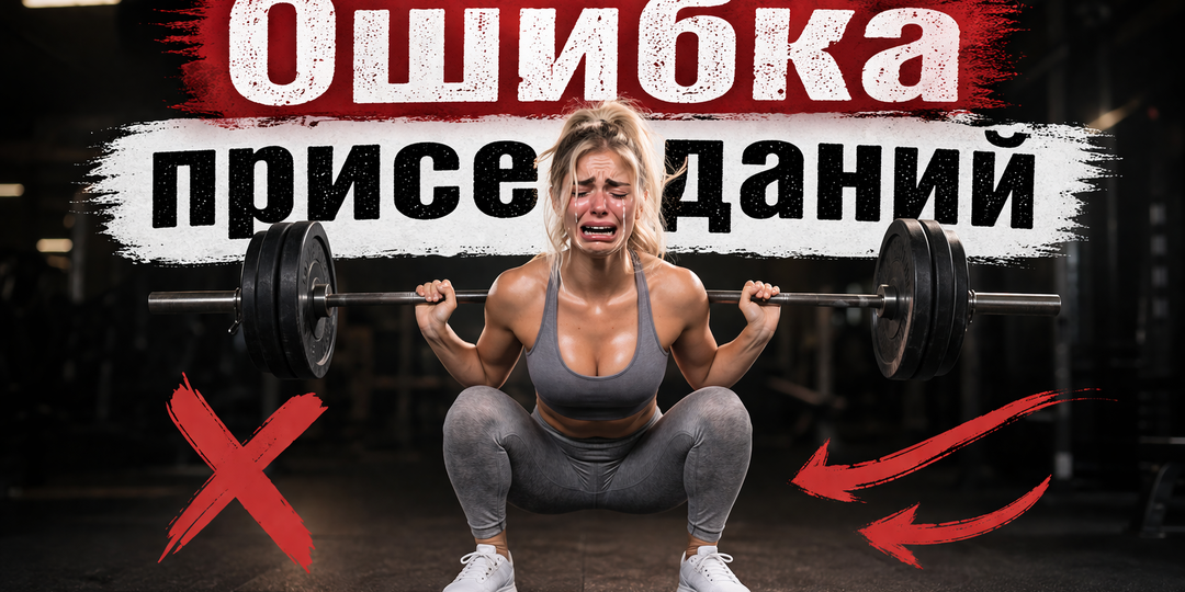 Ошибка в приседаниях из-за которой не растут ягодичные мышцы