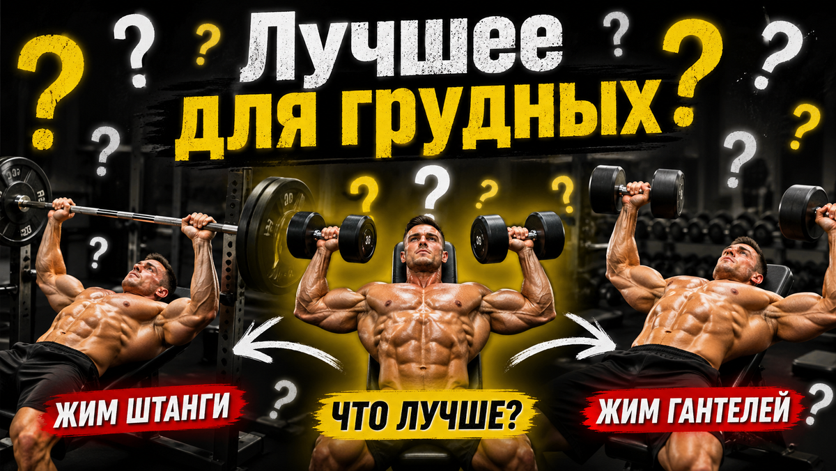 🏆 Лучшее упражнение для грудных мышц
