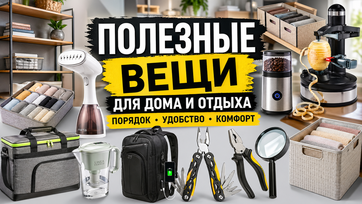 полезные вещи для дома и отдыха