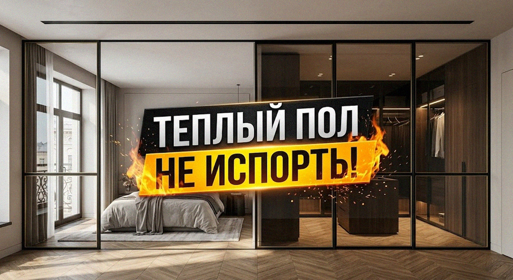    Особенности монтажа перегородок на системы напольного обогрева. GarderobSystem