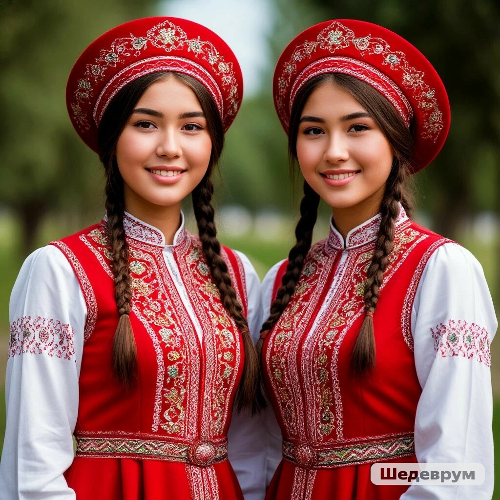 Киргизия: местные девушки. Фото создано Шедеврум