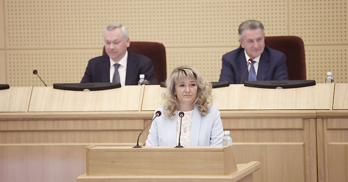Елена Зерняева выступила на сессии заксобрания 23 апреля.