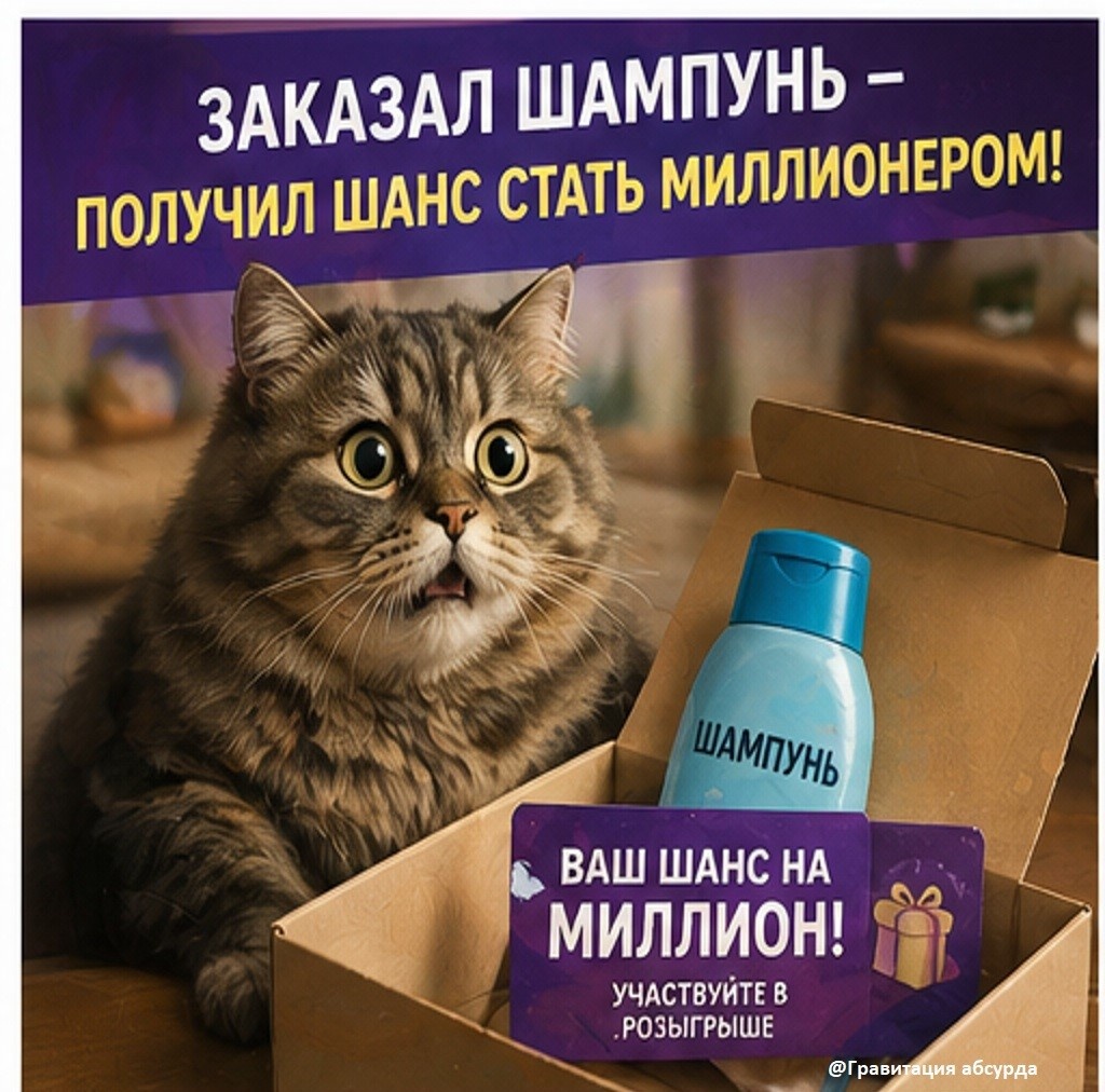 Главное — волосы блестят. А там, глядишь, и удача