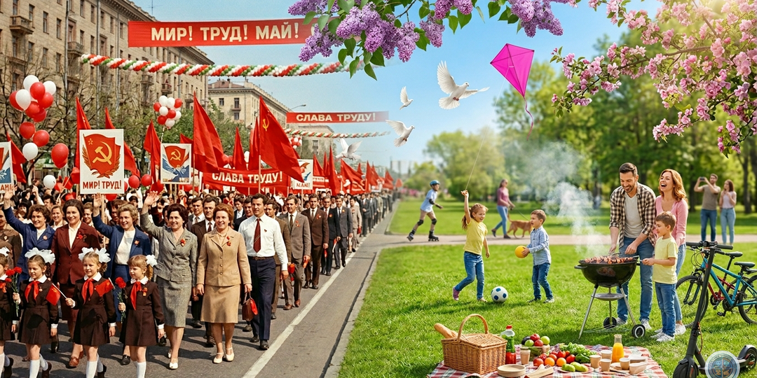 Как менялся праздник 1 Мая в России: от СССР до наших дней