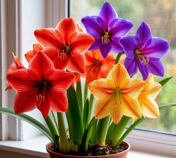 Вырастил гиппеаструмы из семян — теперь у меня дома настоящая цветочная коллекция