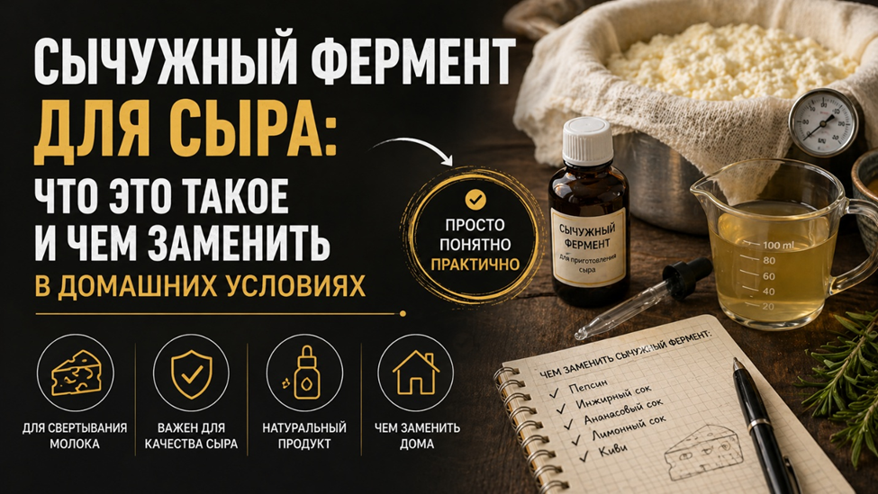 Сычужный фермент для сыра
