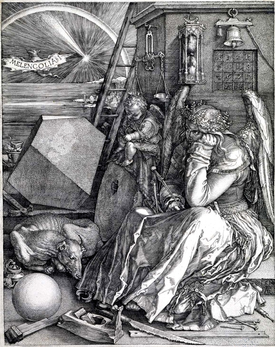 Альбрехт Дюрер.
Меланхолия. 1514