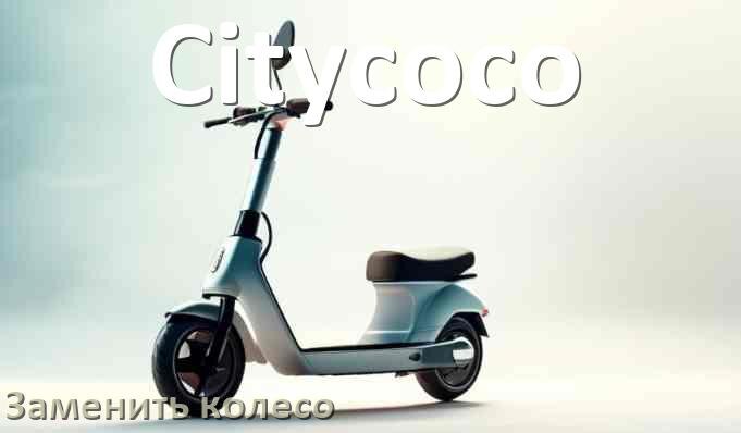
Как на электросамокате Citycoco поменять колесо переднее и заднее
