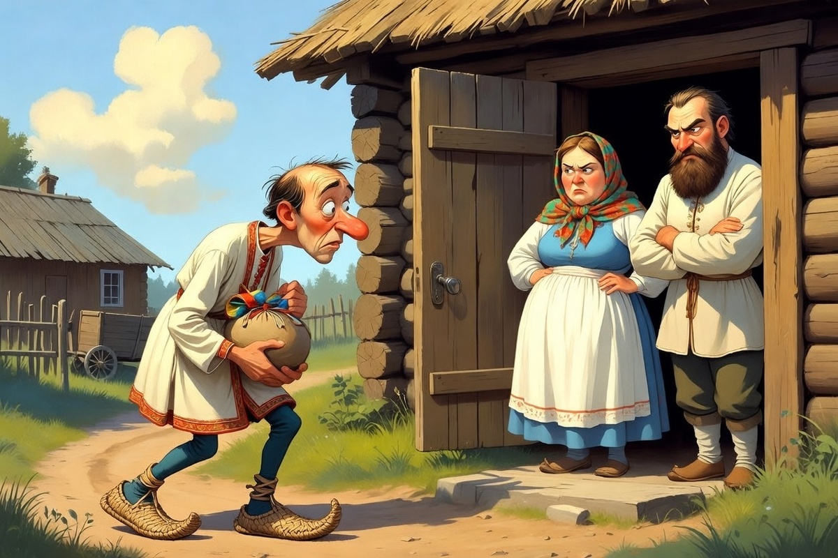 Уйти (остаться) с носом