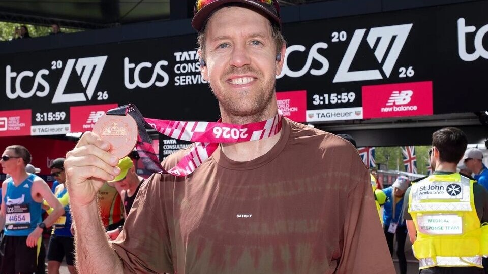Себастьян Феттель пробежал марафон в Лондоне