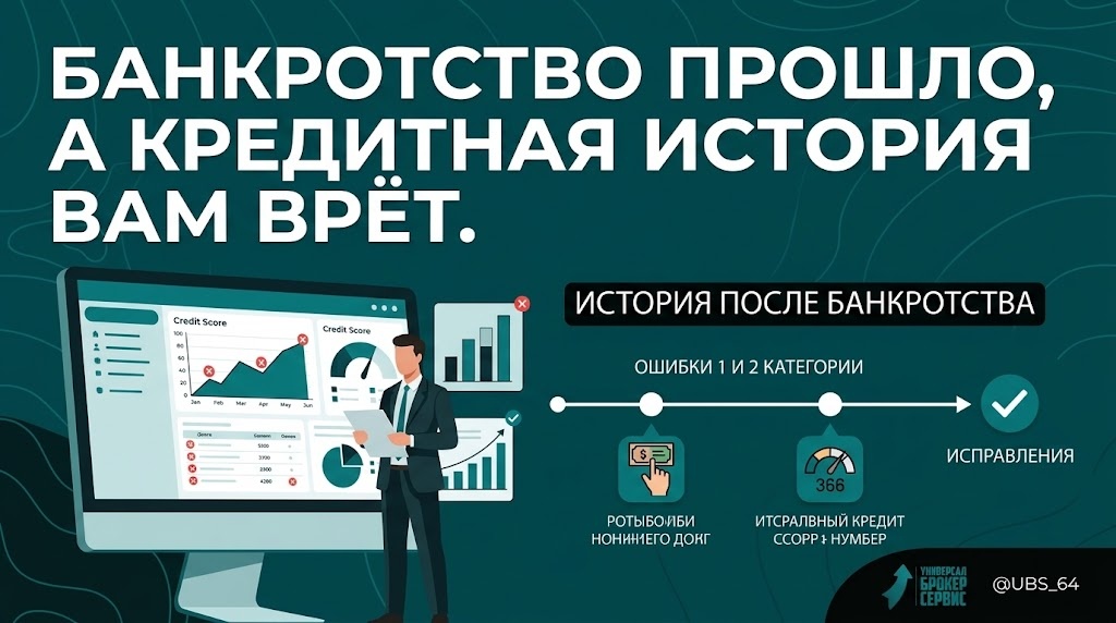    Ошибки в КИ после банкротства: пошаговый план исправления Редакция РИКС