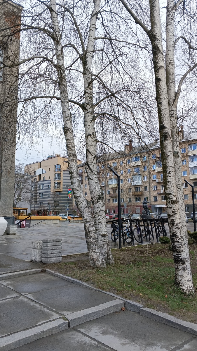 фото автора: весенний город, а сейчас лежит снег