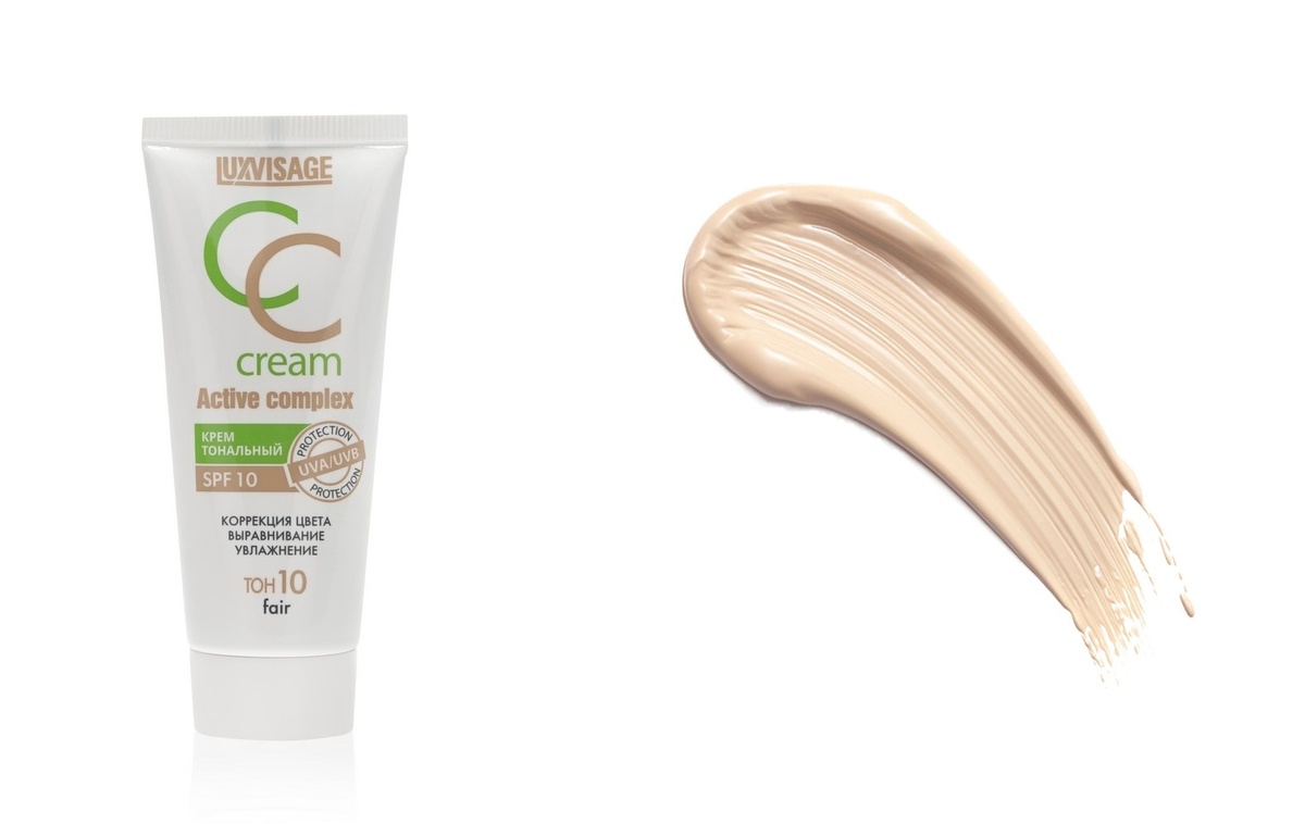CC-крем для лица Luxvisage Active Complex с фактором защиты SPF10