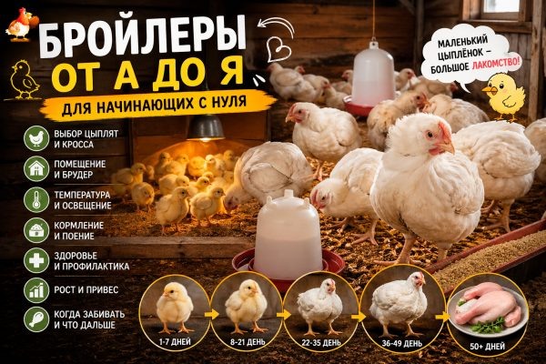 Бройлеры от А до Я для начинающих с нуля 🐔🐔🐔