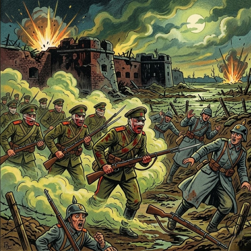Первая Мировая война. Битва за Осовец. 1915. Обложка 