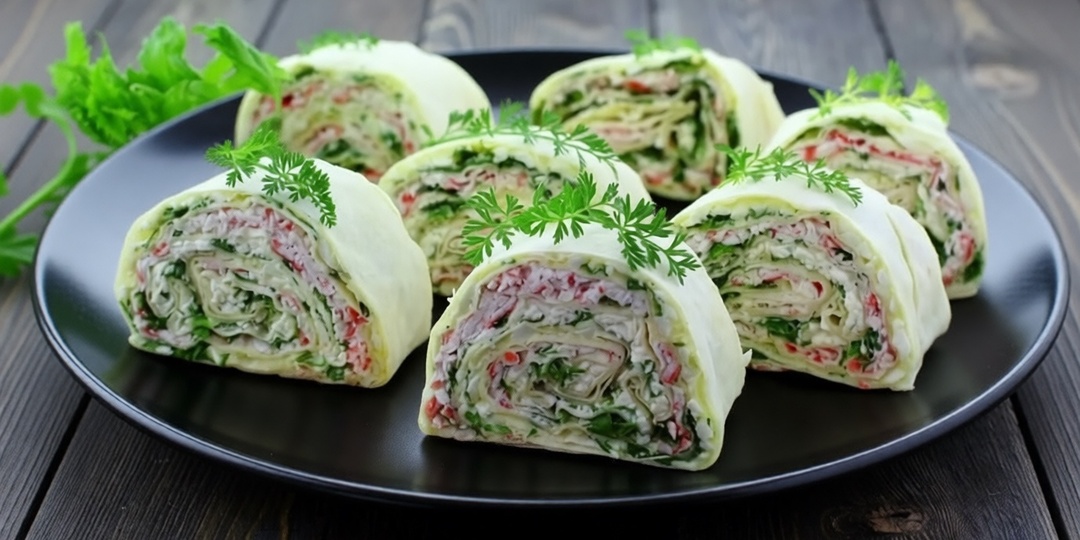 Рулетики из лаваша