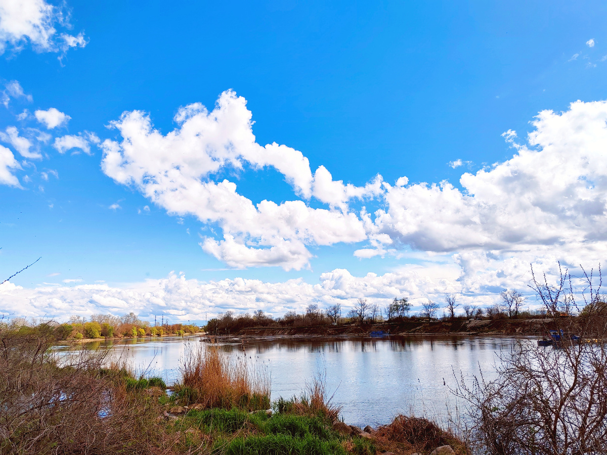 Река Кубань. Краснодар. Фото автора 