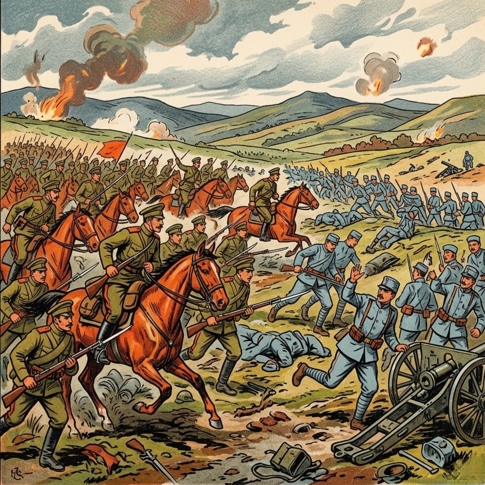 Первая Мировая война. Галицийская битва. 1914. Обложка