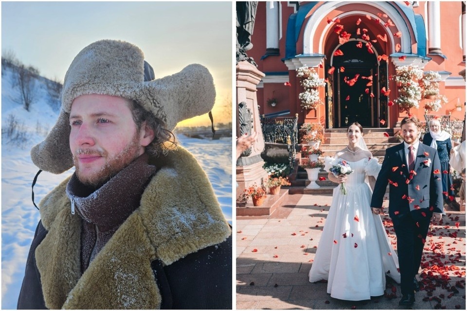    Николь и Генри Альфорд повенчались в иркутском храме. Фото: личный архив.