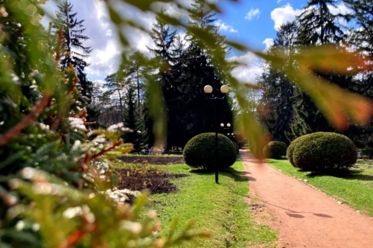    Так выглядит весна в Кисловодске.