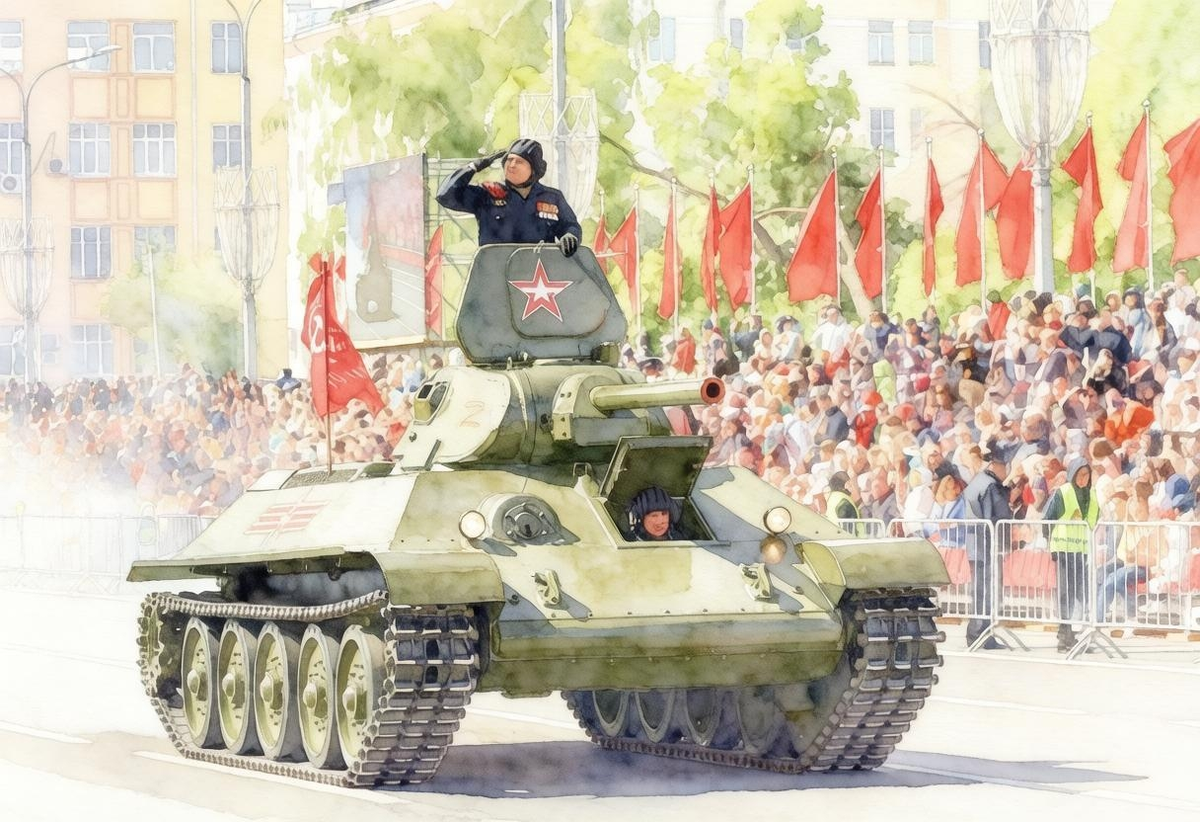 Самара, 9 мая: Программа праздничных мероприятий и салют на День победы.