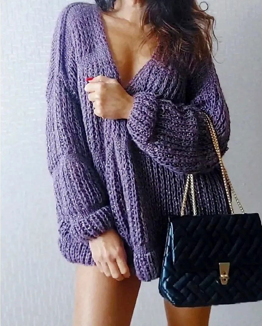 Кардиган спицами по МК Эльвиры Вафиной 