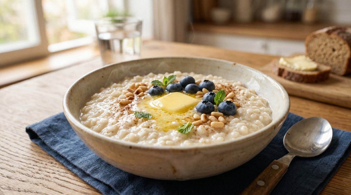 Рисовая каша на молоке