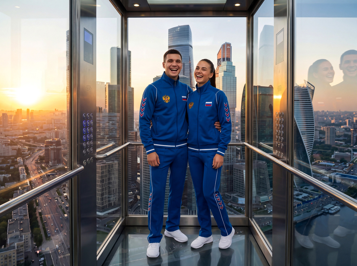 Поднимайся выше, не чувствуя границ: эластичный костюм ФОКССПОРТ — твой попутчик на любой этаж жизни.