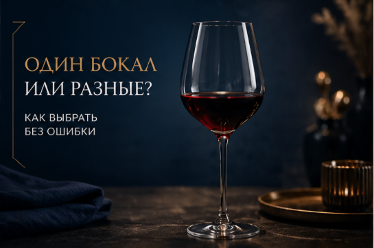 Один бокал на всё или разные
