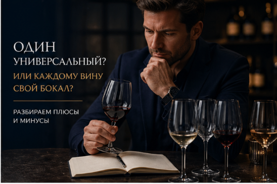 Можно ли использовать один бокал для всего