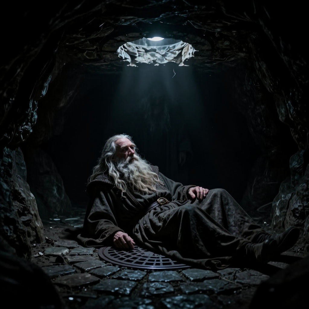 Иллюстрация ИИ - Фестин в подземелье