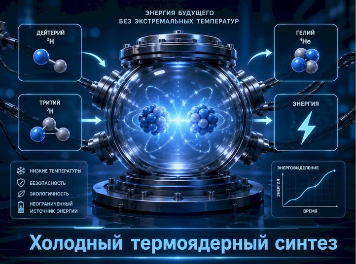 Рис. Холодный термоядерный синтез (ChatGPT)