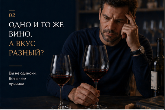 Как бокал меняет вкус
