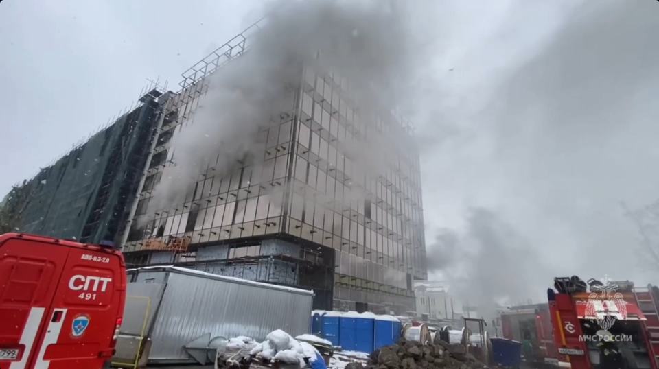    Пожар в Москве. Источник: МЧС Москвы
