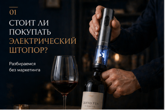 Стоит ли покупать электрический штопор